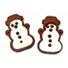 Печенье новогоднее Снеговики с глазурью Celpol Decorated Cookies Snowman 200г
