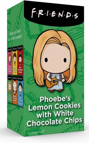 Лимонное печенье Friends с кусочками белого шоколада Phoebe's Lemon & White Chocolate Chip Cookies 150г