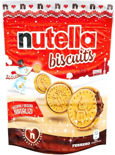 Новорічне печиво-сендвіч Nutella Biscuits Winter edition 304г