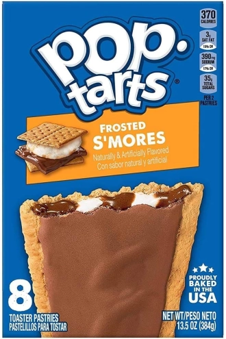 Тосты Kellogg's Pop Tarts Frosted S'mores Зефир и Шоколадная глазурь 384г