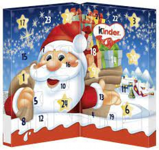 Адвент Календар Kinder Advent Calendar (Дід Мороз) 127g