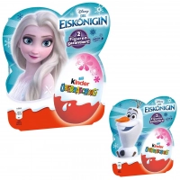 Набор 4 шт яйцо Kinder Frozen "Холодное сердце" Überraschung Rosa-Ei 'Die Eiskönigin' 80г
