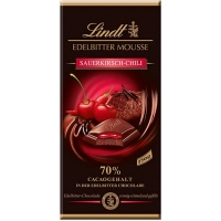 Шоколад Lindt Dark Mousse Вишня Чілі 150г