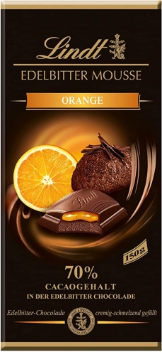 Шоколад Lindt Dark Mousse Апельсин 150г