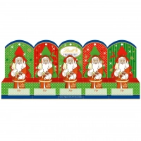 Шоколадні фігурки Дід Мороз Lindt Mini-Santa (червоні) 5 шт