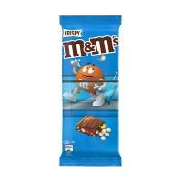 Молочный шоколад с драже M&M's и воздушным рисом Chocolate Bar Crispy 150г