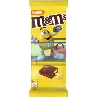 Молочний шоколад із драже M&M's та арахісом Chocolate Bar Peanut 165г