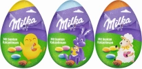 Шоколадне яйце з драже Milka 1шт