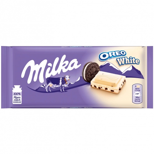 Milka Oreo Білий Шоколад 100г