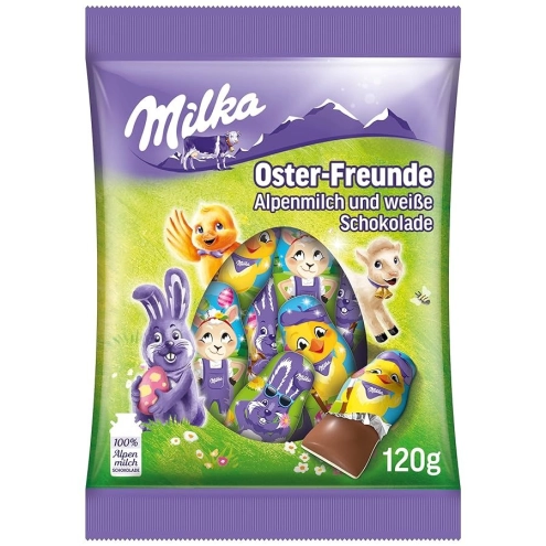 Пасхальные шоколадные фигурки Milka Oster Freunde Easter Chocolate Набор 120г
