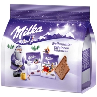 Набор шоколадок Milka Weihnachts Milch Creme
