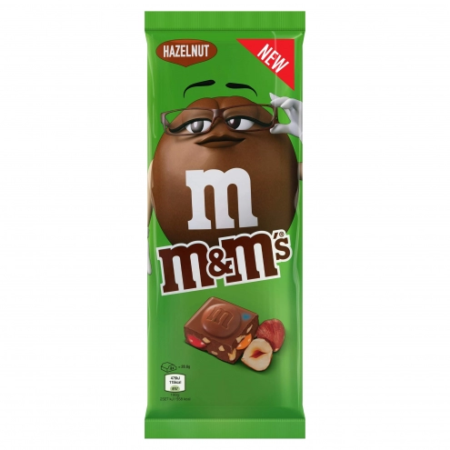 Шоколад M&M's Chocolate Bar Hazelnut 165г