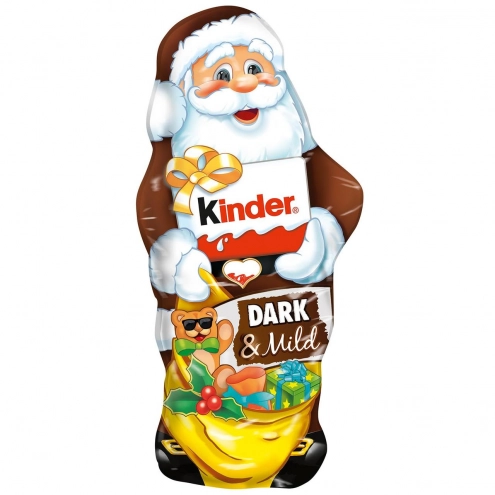 Шоколадная фигурка Дед Мороз Kinder Santa Dark & Mild 110г