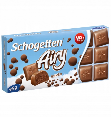 Шоколад Schogetten Airy Молочний 95г