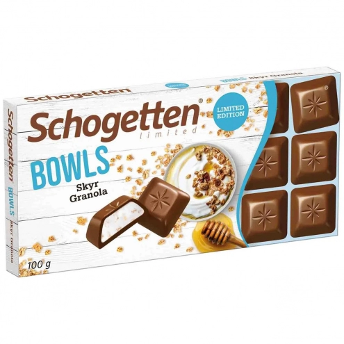 Шоколад Schogetten Bowls Гранола Крем