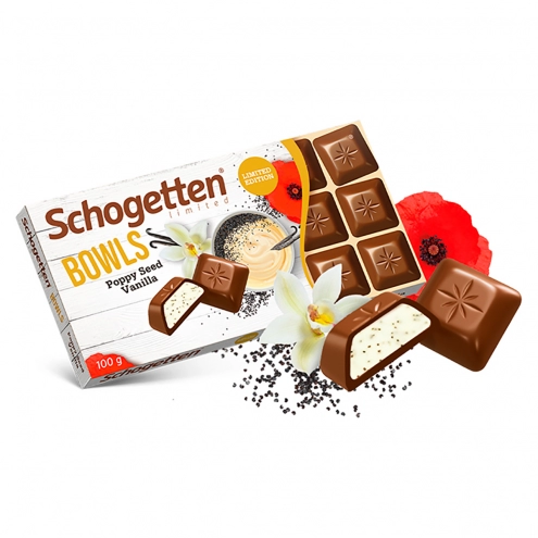 Шоколад Schogetten Bowls Ваниль Мак