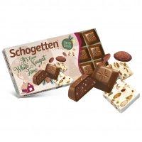 Шоколад Schogetten Its Time Тёмный с Нугой