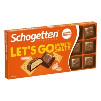 Шоколад Schogetten let's Go Солодкий і Солоний