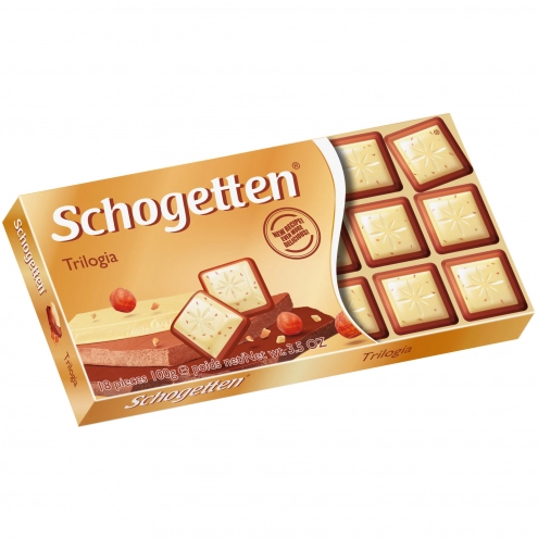 Шоколад Schogetten Ореховая Трилогия 