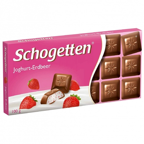 Шоколад Schogetten Йогурт Полуниця