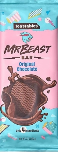 Шоколад MrBeast Оригинал Feastables MrBeast Оriginal Chocolate Bar 60г