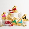 Шоколадный заяц Lindt Gold Bunny White Chocolte & Stramberry Белый шоколад с Клубникой 100г
