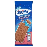 Шоколад Milky Way Magic Stars Popping Candy Chocolate Молочный с леденцами 85г