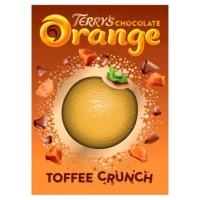 Шоколадный апельсин Terry's Orange Chocolate Toffee Crunch с ирисками 152г