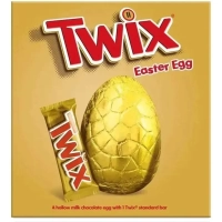Шоколадное яйцо Twix Large Easter Egg Пасхальное + батончик Твикс 200 г