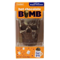 Шоколадная Бомба-Череп с начинкой зефиром Skull Hot Chocolate Bomb 45г