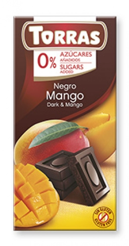 Шоколад Torras Манго 0% цукру