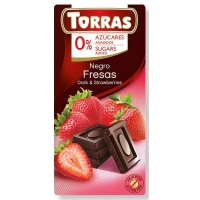 Шоколад Torras Полуниця 0% цукру